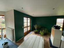 Spanndecke matt und wohnliche Wände