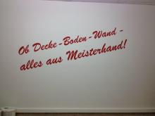 Wandbeschriftung